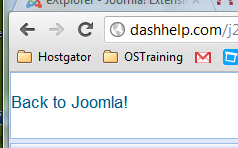 вернуться к админке Joomla