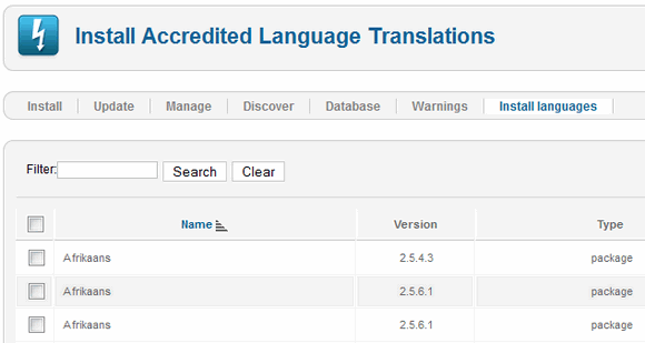 Joomla25 Accredited Language Translations