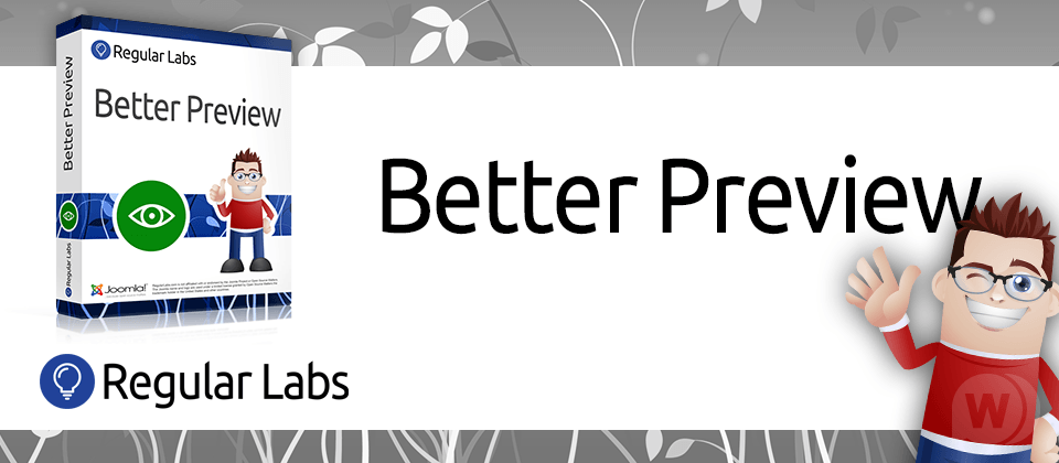 Better Preview PRO v6.1.4 - предварительный просмотр материалов Joomla