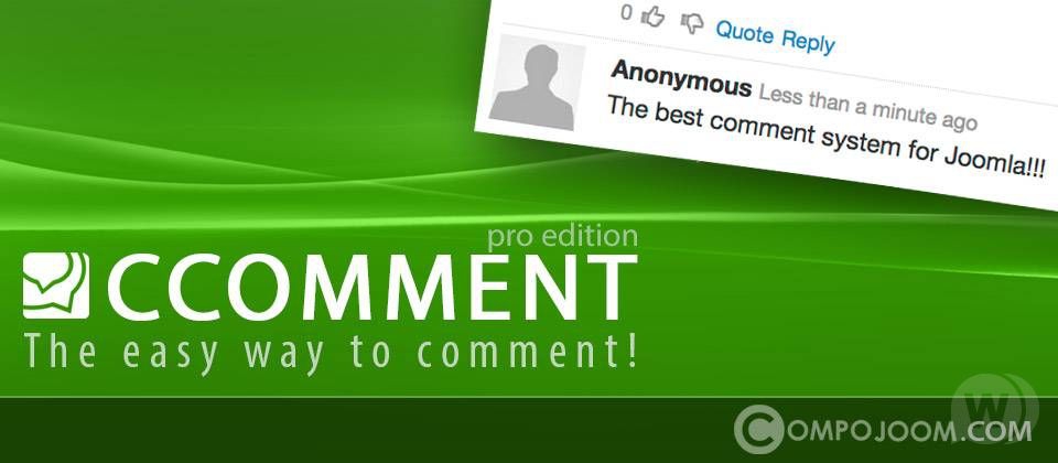 Ccomment Pro v6.0.9 - комментарии Joomla