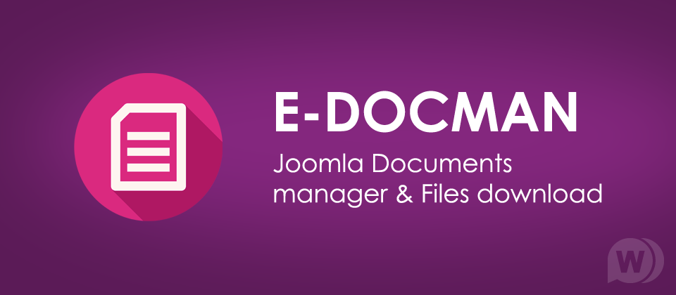 EDocman v1.17.2 - менеджер загрузок Joomla
