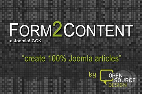 Form2Content PRO v6.17.4 - конструктор контента Joomla