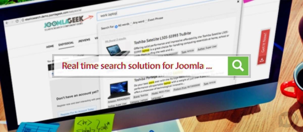 Geek Elasticsearch v3.7.7 - высокопроизводительный и полнотекстовый поиск Joomla