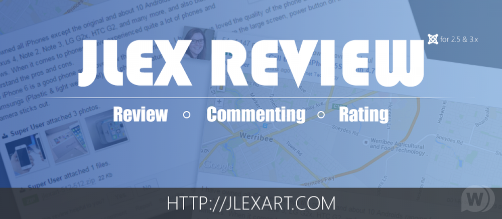 JLex Review v4.2.4 - компонент отзывов для Joomla