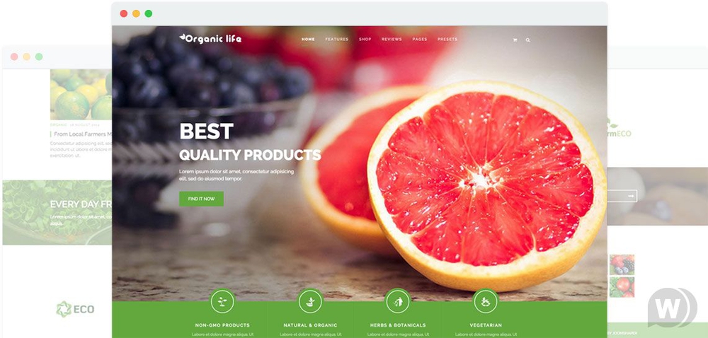JS Organic Life v2.0 - шаблон интернет магазина Joomla