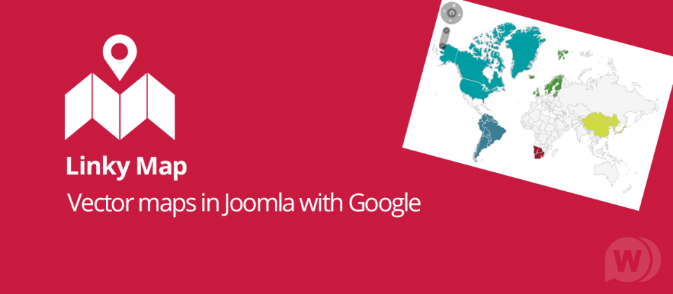Linky Map v2.3.8 - векторные карты Google для Joomla!