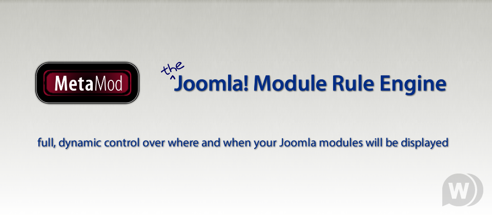 MetaMod PRO 3.31 - контроль над модулями Joomla