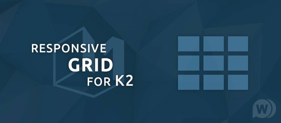 Responsive Grid for K2 v3.3.7 - модуль вывода материалов с K2 Joomla