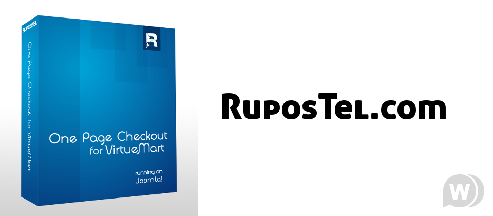 RuposTel One Page Checkout for VirtueMart v2.0.372 - быстрый заказ для Virtuemart