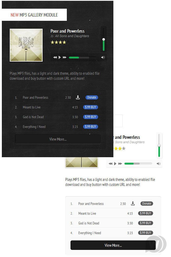 S5 MP3 Gallery - плагин MP3 галереи для Joomla
