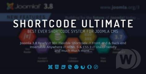 Shortcode Ultimate pro v3.9.1 - короткие коды для Joomla
