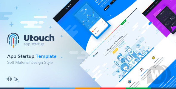Utouch Startup v1.0.1 - многоцелевой бизнес шаблон Joomla